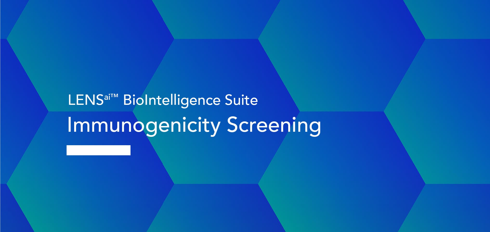 LENS<sup>ai</sup> Immunogenicity Screening